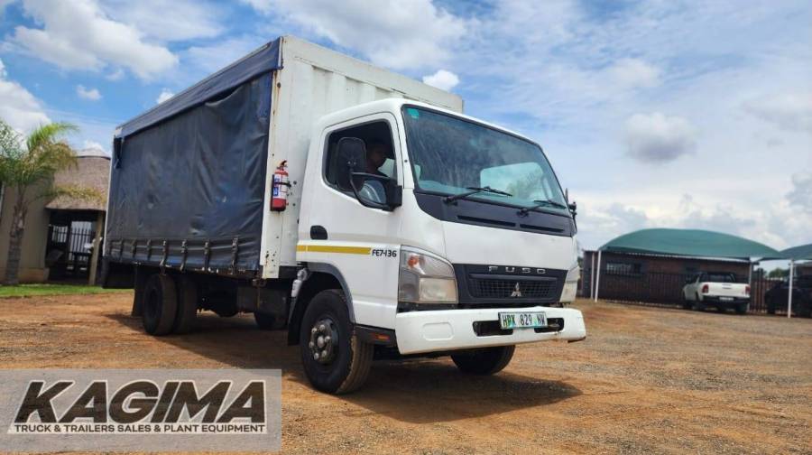 Fuso, Canter FE7-136 , 4x2 Drive, Tautliner Truck, Used, 2017