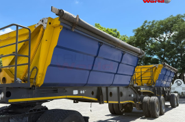 Afrit, 25 Cube Sidetipper Link, Side Tipper Link Trailer, Used, 2014