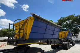 Afrit, 25 Cube Sidetipper Link, Side Tipper Link Trailer, Used, 2014