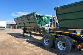 Afrit, Side Tipper Link Trailer, Used, 2018