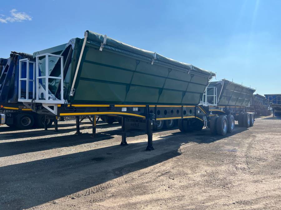 Afrit, Side Tipper Link Trailer, Used, 2018