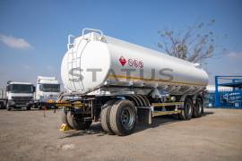 Tank Clinic, 28 000Lt 3-Axle drawbar tanker trailer, Fuel Tanker , Used, 2015