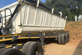 CIMC, 40 Cube, Side Tipper Link Trailer, Used, 2018