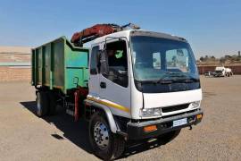 Isuzu, Crane Claw Fassi 7ton , 4x2 Drive, Tipper Truck, Used, 1998