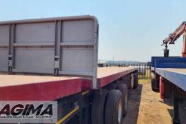 Afrit, Link 6/12, Flat Deck Trailer, Used, 2018