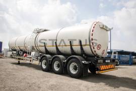 GRW, 38000Lt 304 Stainlessteel HFO Tanker, Stainless Steel Tank Trailer, Used, 2018