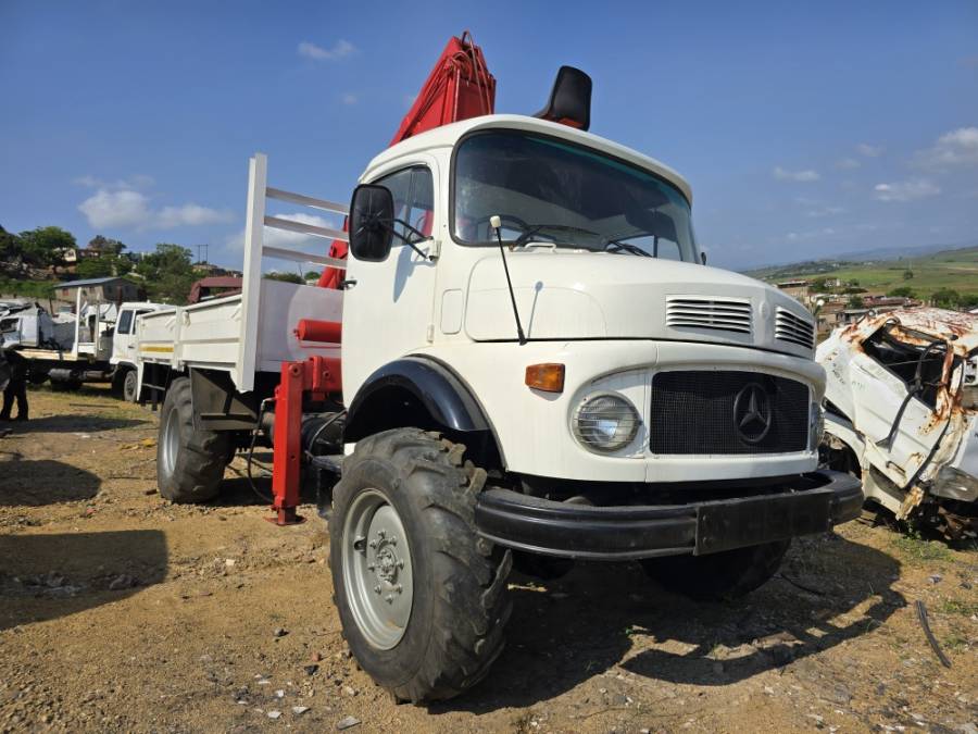 Mercedes Benz, 1313, 4x4 Drive, Crane Truck, Used, 1980