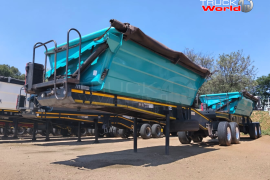 Leader Bodies, 20 Cube, Side Tipper Link Trailer, Used, 2020