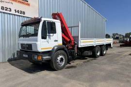 MAN, CLA26.280 Dropside fitted with 17.5T Fassi Crane, Rigid, Crane Truck, Used, 2010