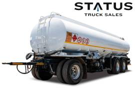 Tank Clinic,  28 000Lt 3-Axle Metered Drawbar Tanker Trailer, Fuel Tanker , Used, 2003